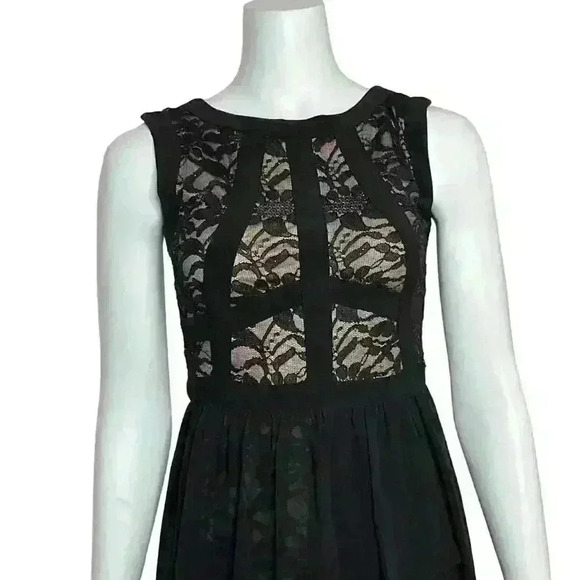 Morgan & Co. Black Jr. Cocktail Dress Size 5/6 Jr. - Picture 8 of 13